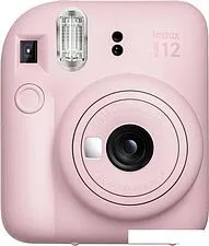 Фотоаппарат Fujifilm Instax Mini 12 (розовый) + пурпурный чехол Sundays с ремнем Фотоаппарат Fujifilm Instax Mini 12 (розовый) + пурпурный чехол Sundays с ремнем