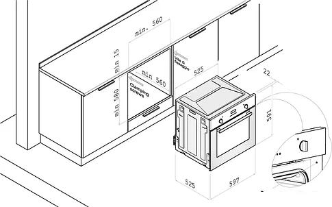 Духовой шкаф Korting OGG771CFW