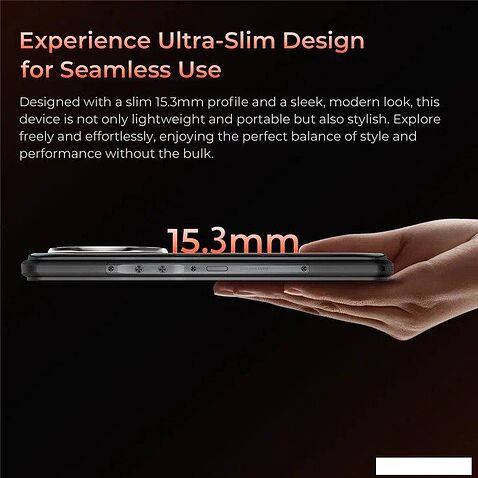 Телефон Oukitel WP55 12GB/256GB (черный/серебристый)