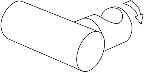 Держатель душевой лейки Deante Round Bianco ANR_A21U