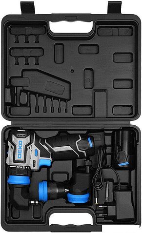 Дрель-шуруповерт Deko DKCD12 PRO ONE 085-1320 (с 2-мя АКБ, кейс)
