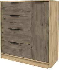 Тумба Интерлиния Концепт КТ-Т90 (дуб веллингтон/дуб золотой)