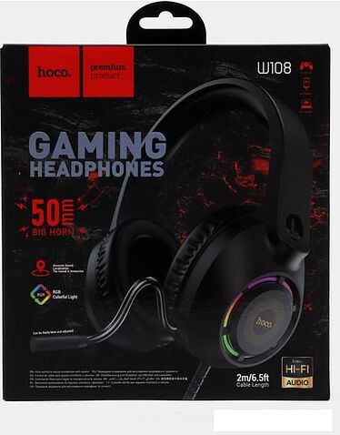 Наушники Hoco W108 (черный)