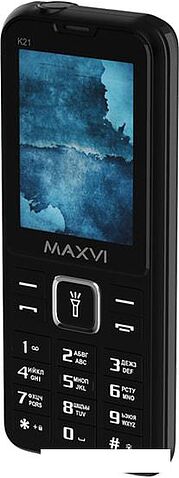 Кнопочный телефон Maxvi K21 (черный)