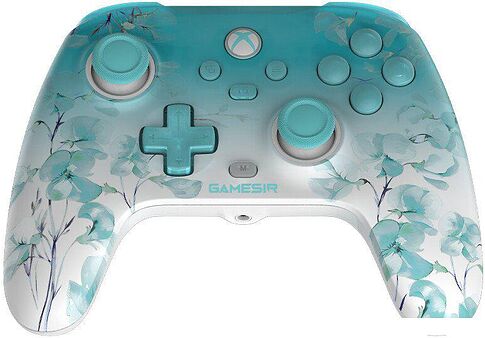 Геймпад GameSir T7 Pro Floral (бирюзовый)