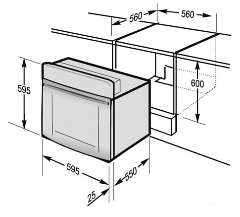Духовой шкаф Hansa BOES68269