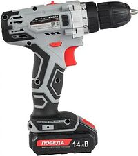 Дрель-шуруповерт Победа ДА-14/2 Ли 180201635 (с 2-мя АКБ, кейс)