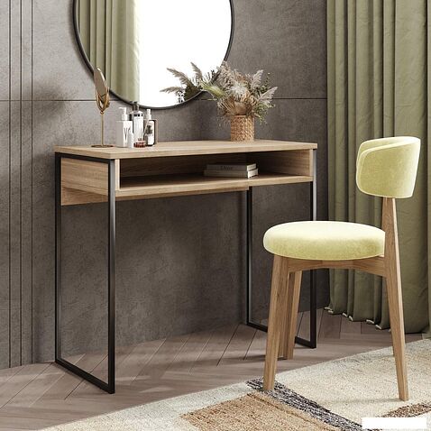 Консольный стол Soma СПМ-4-METAL (дуб сонома/черный)