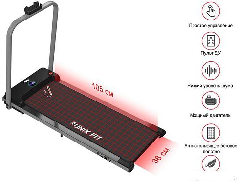 Электрическая беговая дорожка Unixfit R-200V