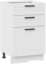 Шкаф напольный Трия Лорас 1Н5Я3 (белый/холст белый) Шкаф напольный Трия Лорас 1Н5Я3 (белый/холст белый)