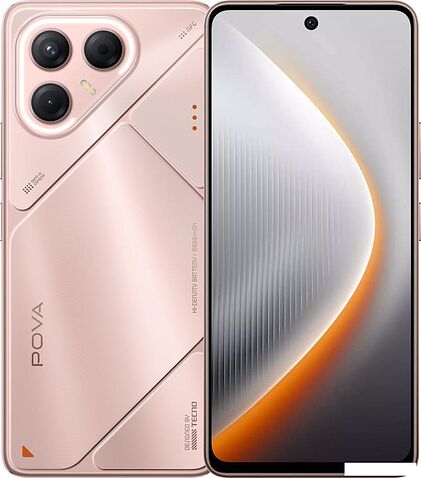 Телефон Tecno Pova 7 5G 8GB/256GB (розовая звездная пыль)