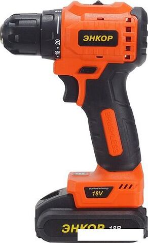 Дрель-шуруповерт Энкор ДША-20ЛБ 50028 (с 2-мя АКБ, кейс)