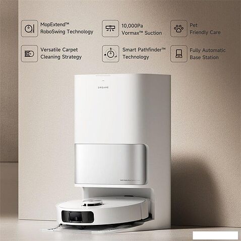Робот-пылесос Dreame Robot Vacuum L10s Ultra Gen 2 (международная версия, белый)