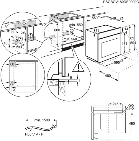 Духовой шкаф Electrolux OEE5C71Z