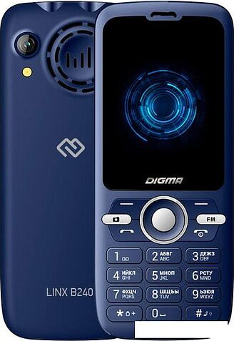 Кнопочный телефон Digma Linx B240 (синий)