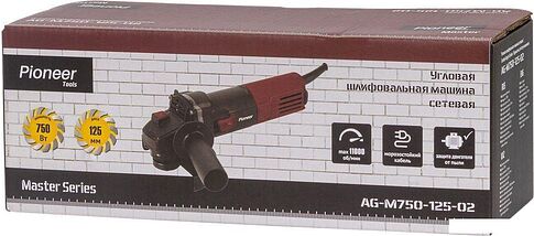 Угловая шлифмашина Pioneer Tools AG-M750-125-02