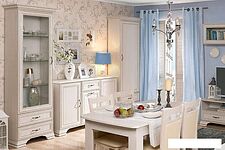 Тумба Anrex Tiffany 3D1S Вудлайн Кремовый