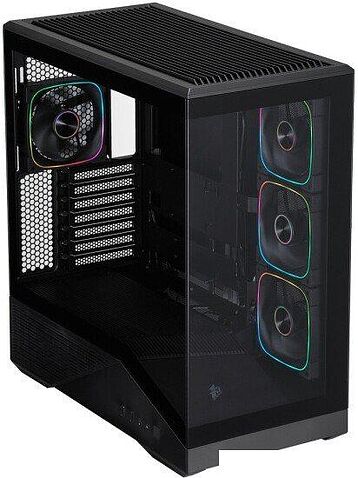 Корпус 1stPlayer GM7 ARGB GM7-BK-3FN7R-1FN7 (черный)