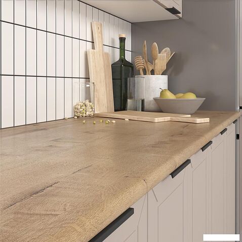 Готовая кухня Mio Tesoro Корнелия Ода-плюс 2.4 (капучино/дуб бунратти)