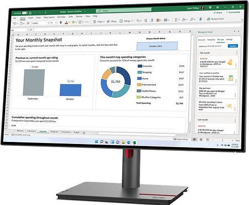 Монитор Lenovo ThinkVision P27h-30 63A1GAT1EU
