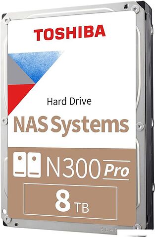 Жесткий диск Toshiba N300 Pro 8TB HDWG780AZSTB