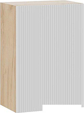 Шкаф навесной Трия Кимберли 1ВВ5 с одной дверью (дуб крафт золотой/сноу)