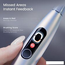 Электрическая зубная щетка Oclean X Pro Digital (серебристый) Электрическая зубная щетка Oclean X Pro Digital (серебристый)