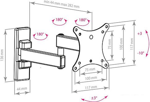 Кронштейн Arm Media MARS-2