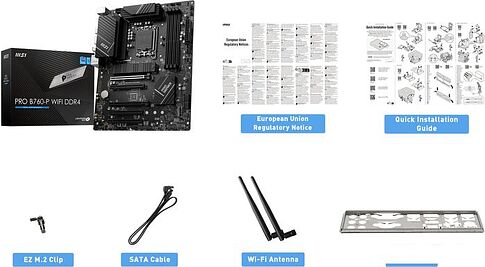 Материнская плата MSI Pro B760-P WiFi DDR4