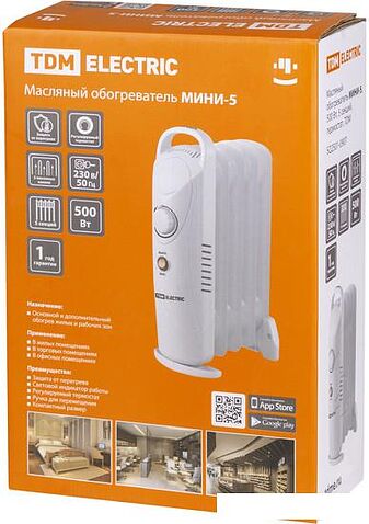 Масляный радиатор TDM Electric Мини-5 SQ2501-0907