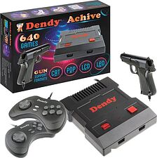 Игровая приставка Dendy Achive (640 игр + световой пистолет) Игровая приставка Dendy Achive (640 игр + световой пистолет)