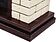 Портал Firelight Bricks 25 (камень бежевый/шпон темный дуб)
