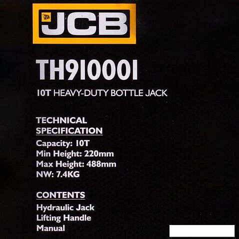 Бутылочный домкрат JCB TH910001 (10т)