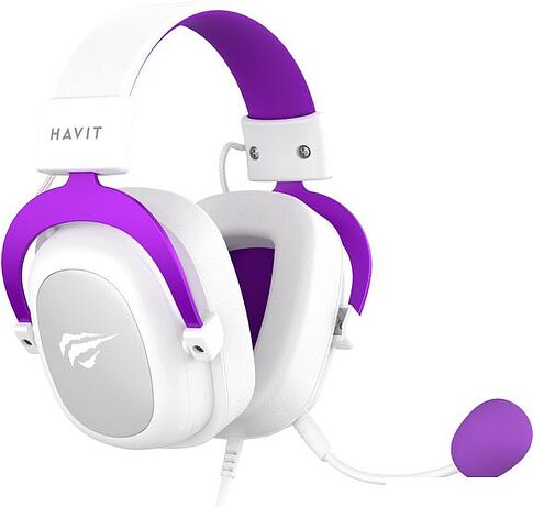 Наушники Havit Gamenote H2002d (белый/фиолетовый)