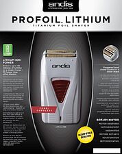 Электробритва Andis ProFoil Lithium Titanium Foil Shaver TS-1 17240 Электробритва Andis ProFoil Lithium Titanium Foil Shaver TS-1 17240