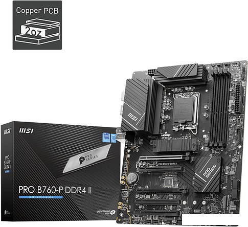 Материнская плата MSI Pro B760-P DDR4 II
