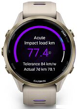 Умные часы Garmin Forerunner 970 47 мм (бежевый/фиолетовый)
