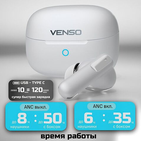 Наушники Venso VT-709 ANC (серый)