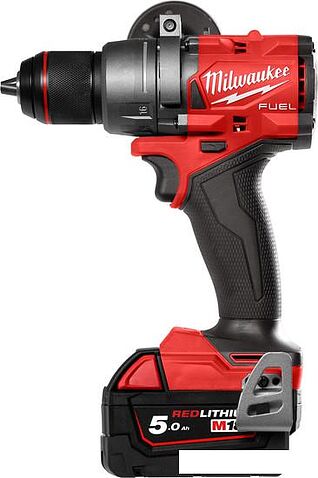 Дрель-шуруповерт Milwaukee M18 FUEL M18FDD3-502X 4933479863 (с 2-мя АКБ 5 Ач, кейс)