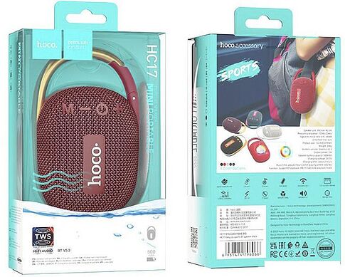 Беспроводная колонка Hoco HC17 (красный)