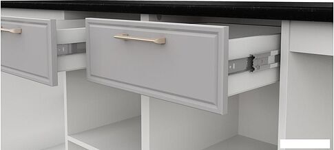 Готовая кухня Mio Tesoro Адель 2.0м (белый/нео/черный)