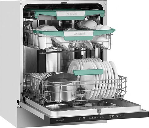 Встраиваемая посудомоечная машина Weissgauff BDW 6136 D Inverter AutoOpen Infolight