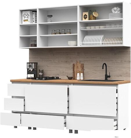 Готовая кухня Стендмебель Хелен 2.0 (белый)