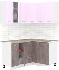 Готовая кухня Кортекс-мебель Корнелия Лира 1.5x1.3 (сирень/оникс/марсель) Готовая кухня Кортекс-мебель Корнелия Лира 1.5x1.3 (сирень/оникс/марсель)