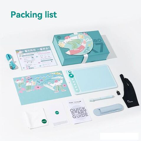 Графический планшет Parblo Intangbo X7 (черный)