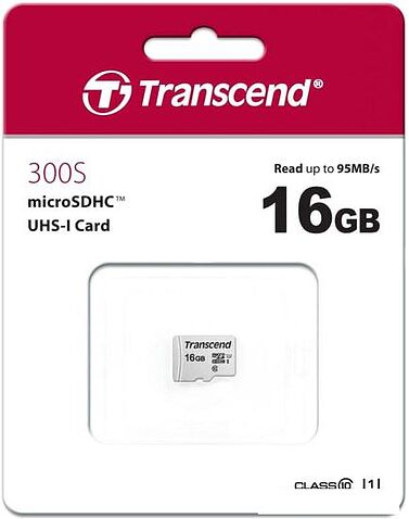 Карта памяти Transcend microSDHC 300S 16GB