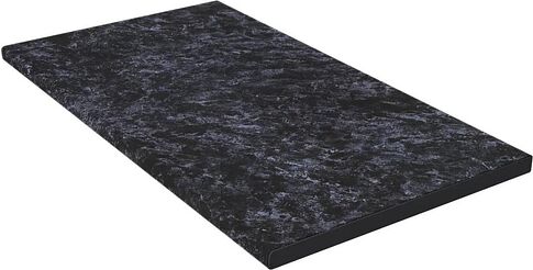 Готовая кухня Интерлиния Мила Gloss 2.3-ПМ2 (черный глянец/бордовый глянец/кастилло темный)