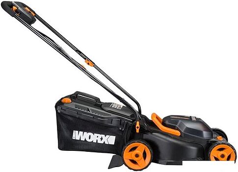Колёсная газонокосилка Worx WG779E (с 2-мя АКБ)