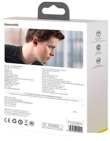 Наушники Baseus Encok WM01 Plus DZ-TM1 (черный)