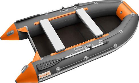 Моторная лодка Roger Boat Hunter 3200 (без киля, графит/оранжевый)